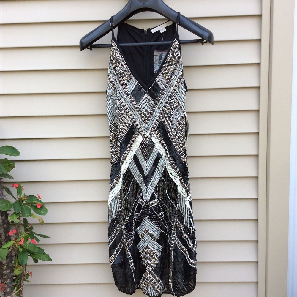 Boston Proper major beaded detail dress